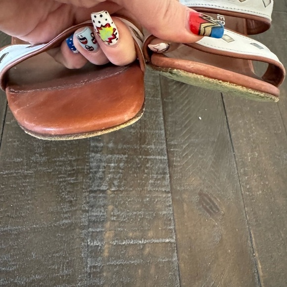 Donald J. Pliner Nikki Leather Square Toe Slides 5.5 M - Picture 6 of 7